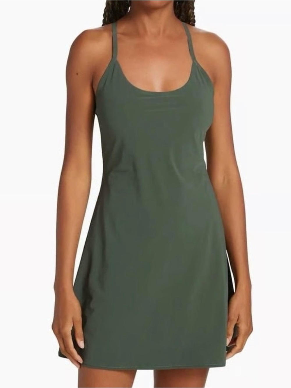 Outdoor Voices Olive Green Workout/Hiking Dress